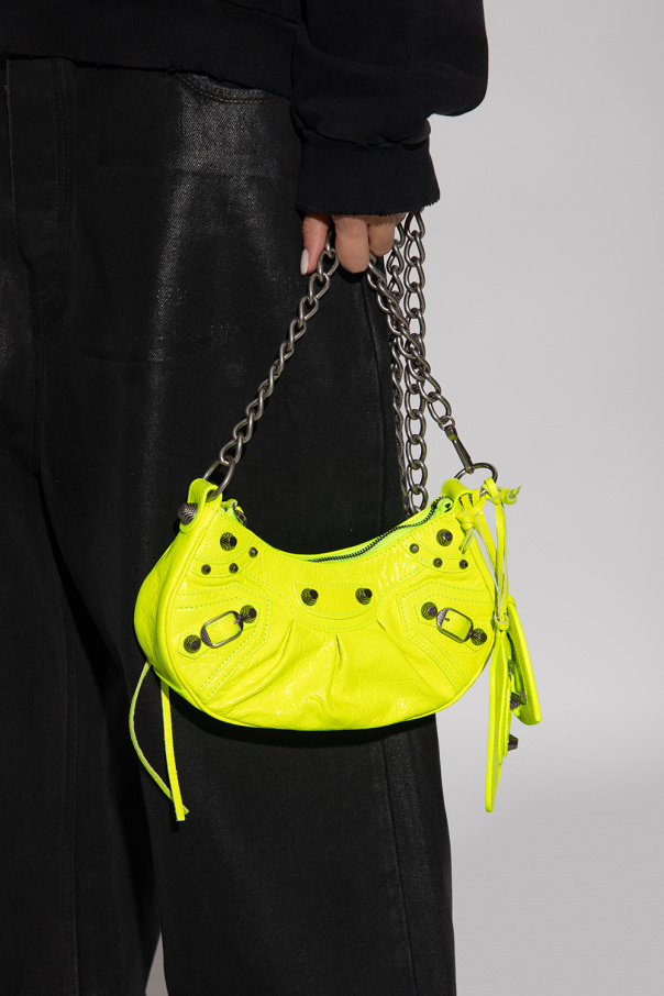 Neon yellow balenciaga bag sale